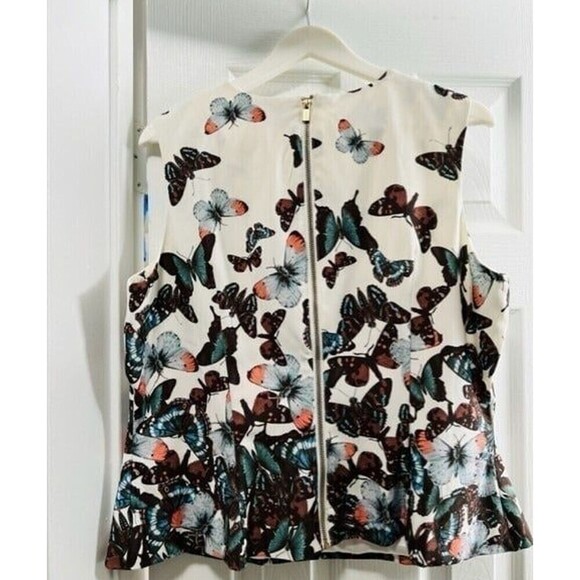 Disney Cinderella By Coco Rocha Dauphine Top Butterfly Print Multicolor Size 16 - Picture 2 of 2